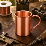 Glatte Kupfertasse 400 ml von Livia