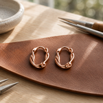 Kupferohrringe Swirl von Livia