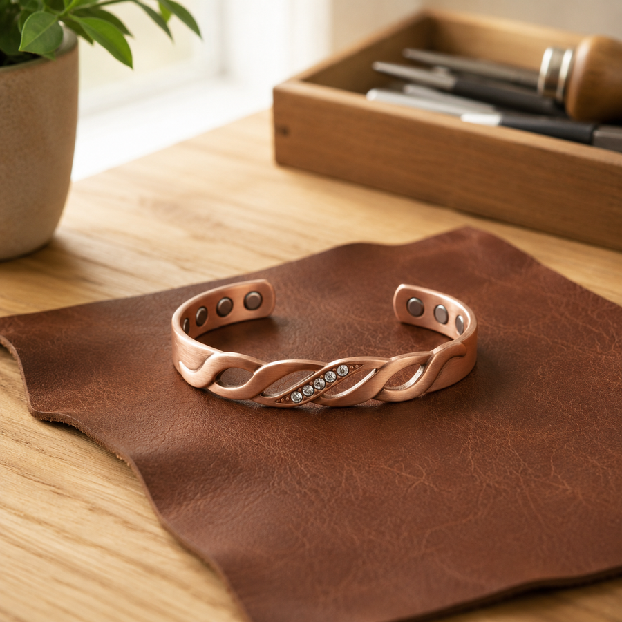 Kupferarmband Seam von Livia
