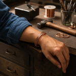 Kupferarmband Current von Livia